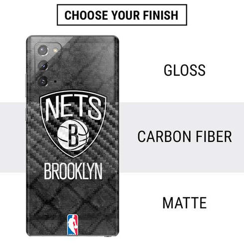 NBA Brooklyn Nets Dark Rust Galaxy Note20 5G Skin